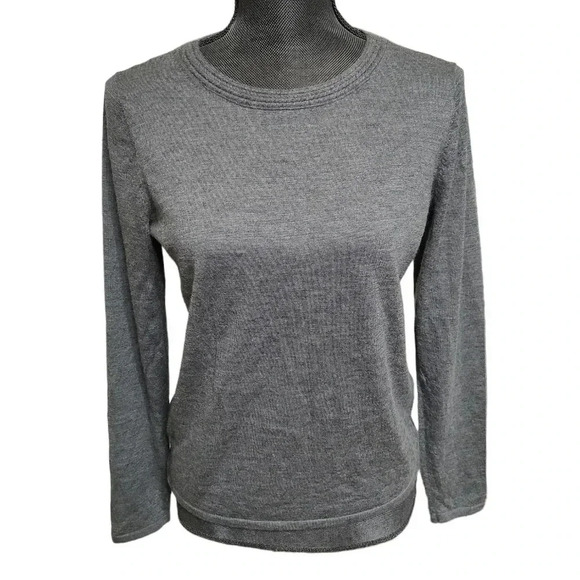 Carlisle Collection cashmere grey sweater - Picture 1 of 5
